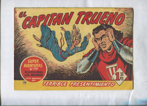 El Capitan Trueno original numero 140: Terrible presentimiento (numerado 2 en trasera)