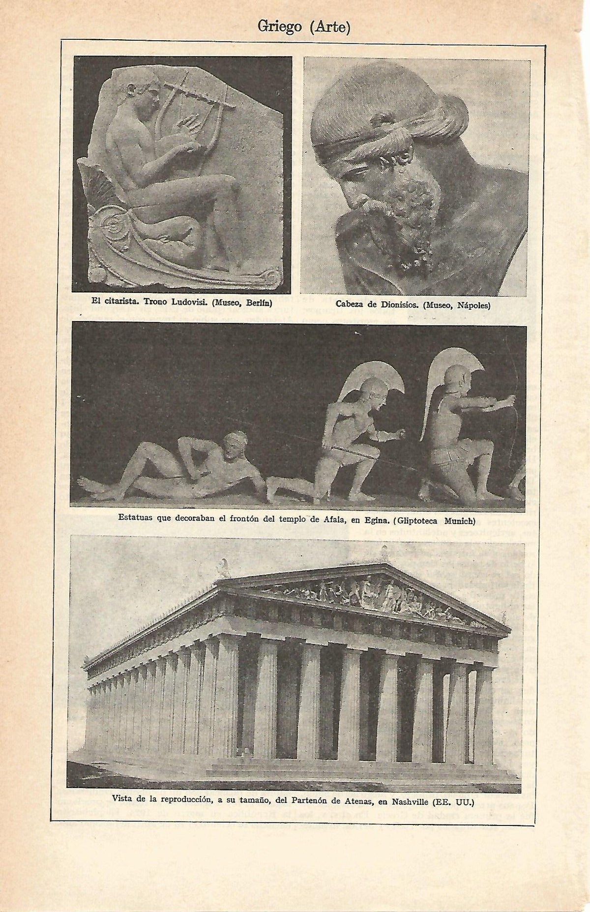 Lamina 168: Arte griego
