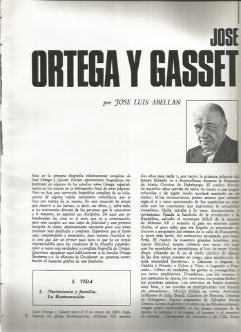 FASCICULO 088: ORTEGA Y GASSET
