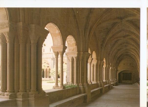 Postal 047497 : Abadia de poblet. Nau romanica del claustre