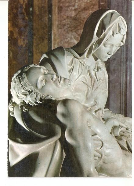 Postal 047513 : Roma. The Pieta de Michel Angel dans la Basilique Saint-Pierre - Paticulier