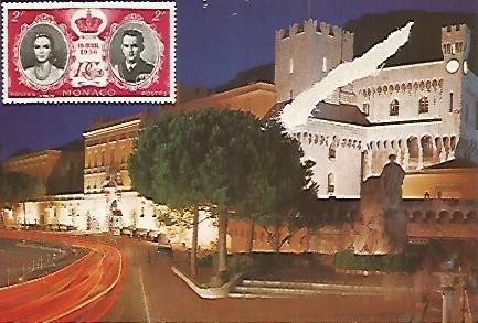 POSTAL 55857: MONACO. Palacio 
