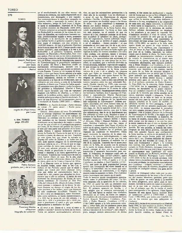 LAMINA LAROUSSE 70013: Costillares por Goya Pedro Romero por J. de la Cruz