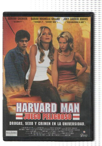 DVD-Cine: HARVARD MAN / Juego Peligroso - Adrian Grenier