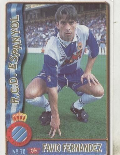Cromos: Liga 1996/1997: Espanyol: Favio Fernandez