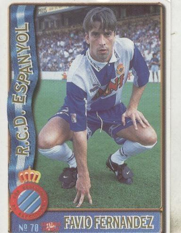 Cromos: Liga 1996/1997: Espanyol: Favio Fernandez
