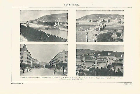 LAMINA ESPASA 18386: Puentes de San Sebastian