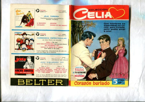 Coleccion Celia numero 011: Corazon burlado (dibujos de Jorge Badia)