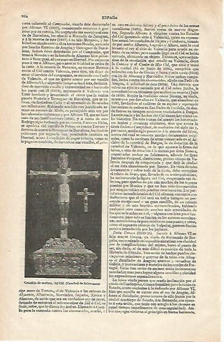 LAMINA ESPASA 19946: Cricifijo del Cid de la Catedral de Salamanca