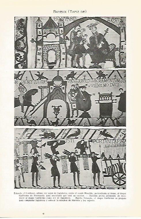 LAMINA SALVAT 80521: Tapiz de Bayeux
