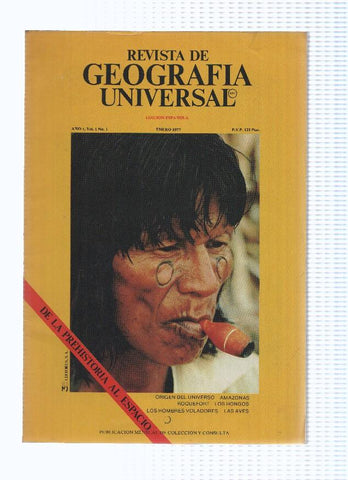 Revista: GEOGRAFIA UNIVERSAL, Año 1, Volumen 1, Numero 01: Origen del Universo (1977)