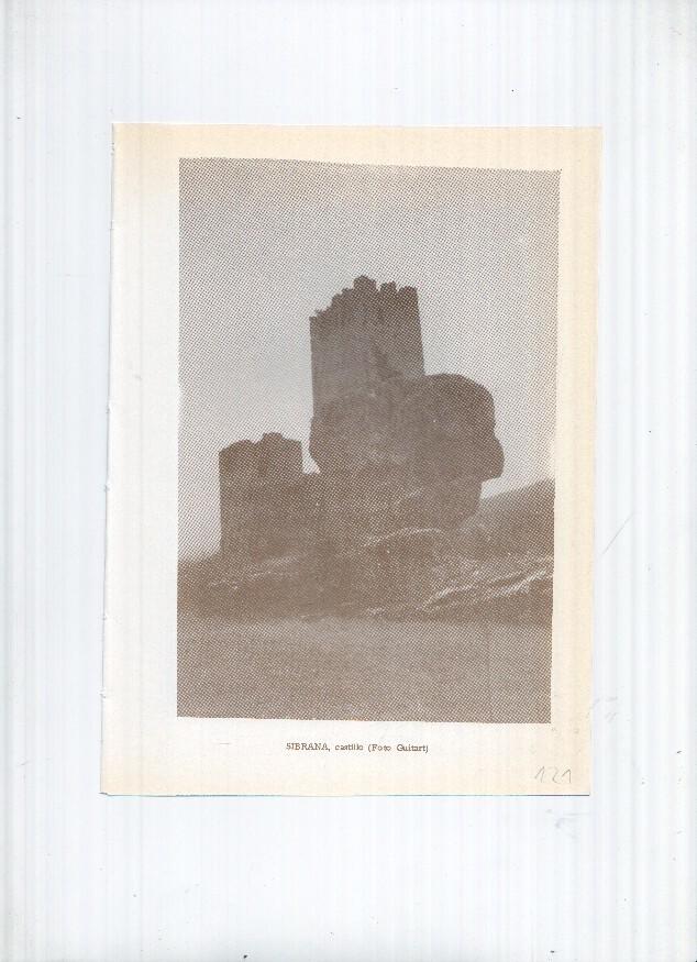 Historia de Aragon: lamina numero 121: Sibrana (castillo) y Luesia (castillo)