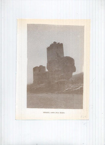 Historia de Aragon: lamina numero 121: Sibrana (castillo) y Luesia (castillo)