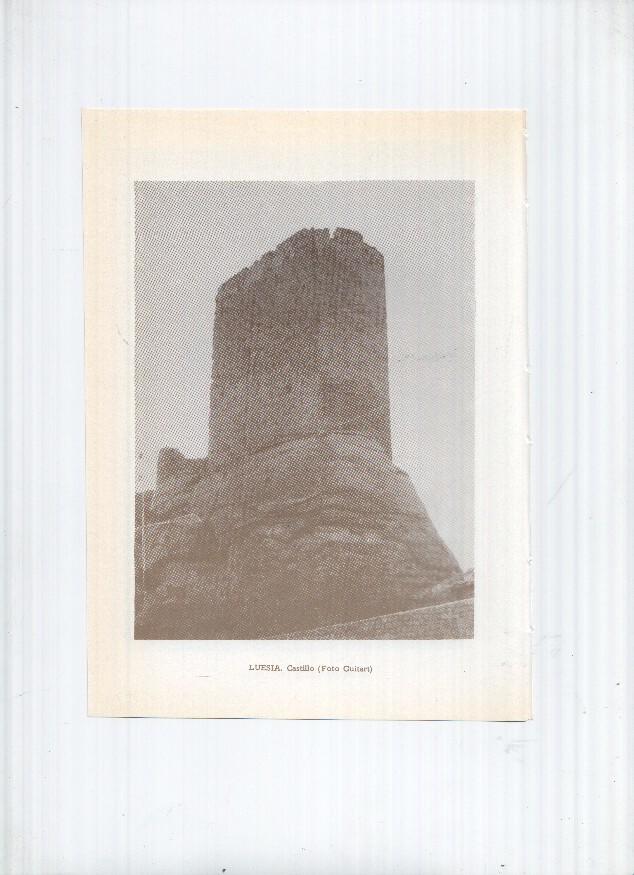 Historia de Aragon: lamina numero 121: Sibrana (castillo) y Luesia (castillo)