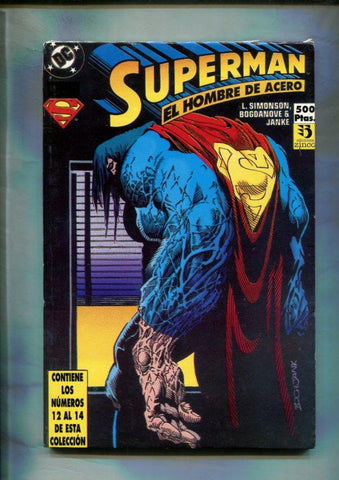 Superman el hombre de acero retapado 12 al 14 (fin de la coleccion)