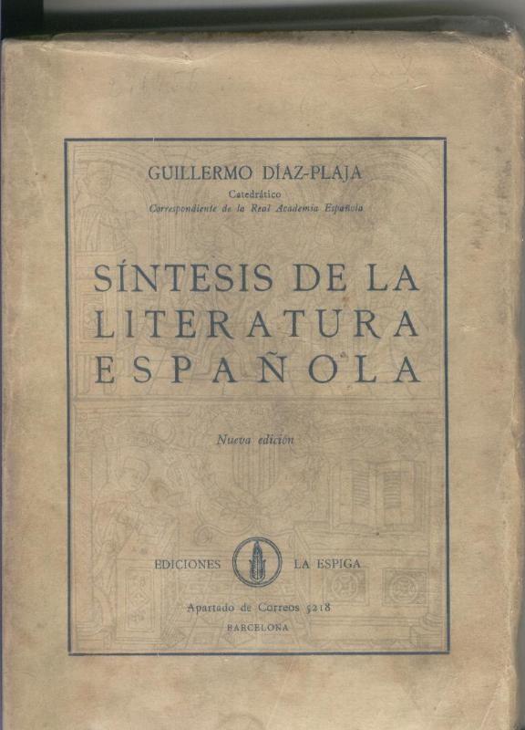 Sintesis de la literatura española