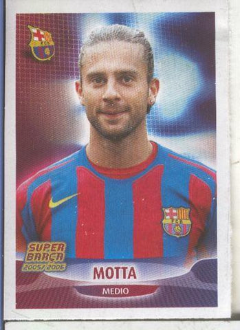 Cromos: Liga 2005/2006: Motta del Barcelona