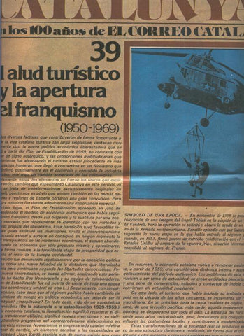 Un siglo de cataluña en los 100 años de El Correo Catalan, fasciculo numero 39