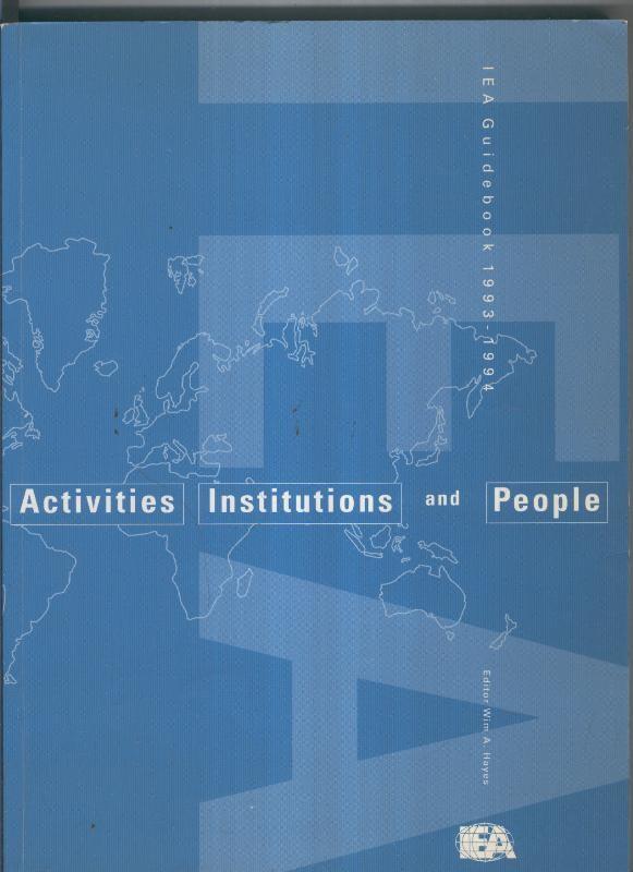 Activities Institutions and people