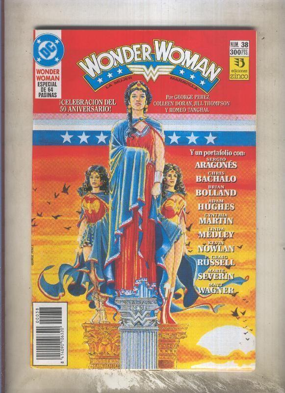 Wonder Woman numero 38 (fin de esta coleccion) (numerado 3 en interior cubierta)