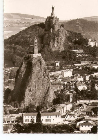 Postal 035773 : Le Puy St-Michel et Corneille avec la Statue Notre-Dame de France