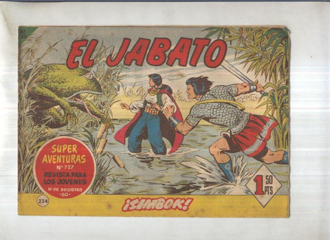 Bruguera: El Jabato numero 234: Simbok