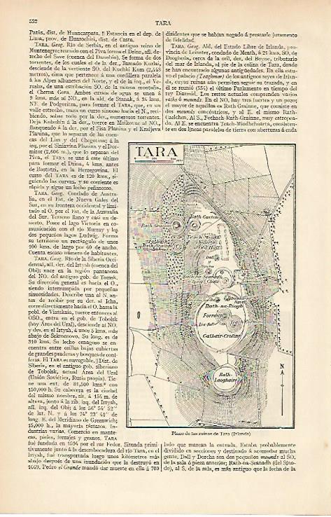 LAMINA ESPASA 6484: Plano de Tara Irlanda