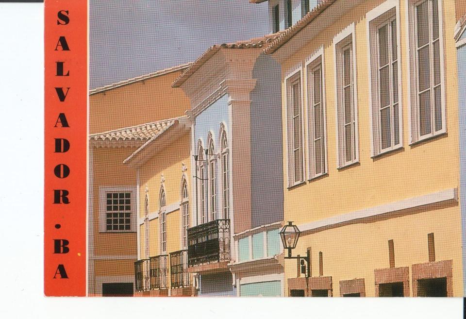 Postal 016987: SALVADOR DE BAHIA Brasil - BRASIL Turistico Vista del Barrio de Pelourinho