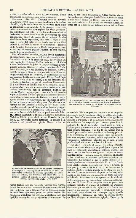 LAMINA ESPASA 21662: El rey Saud