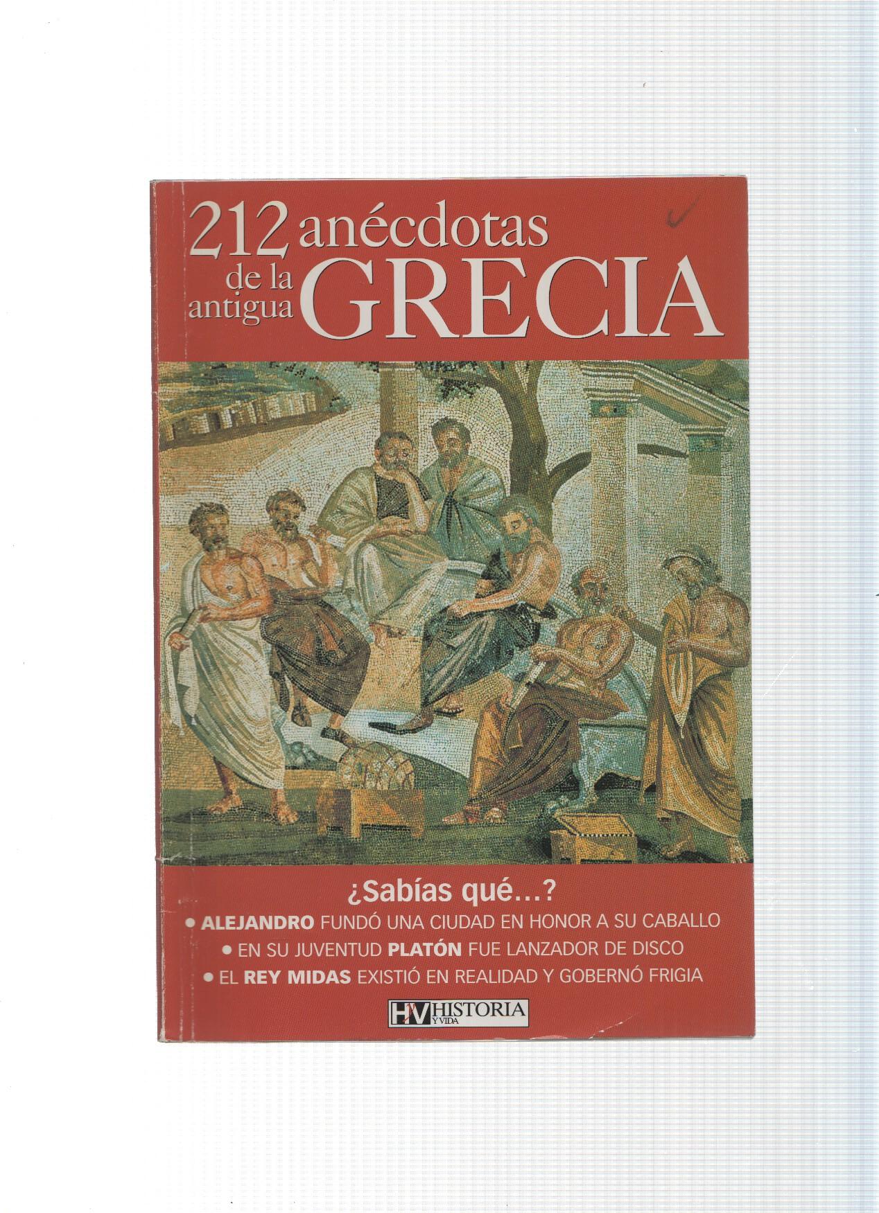 212 anecdotas de la antigua Grecia