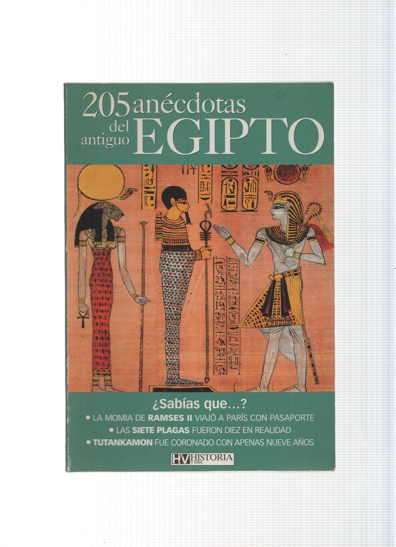 205 anecdotas del antiguo Egipto