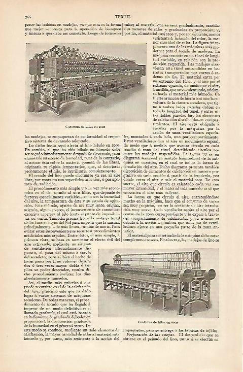 LAMINA ESPASA 8327: Continuas de hilar en seco