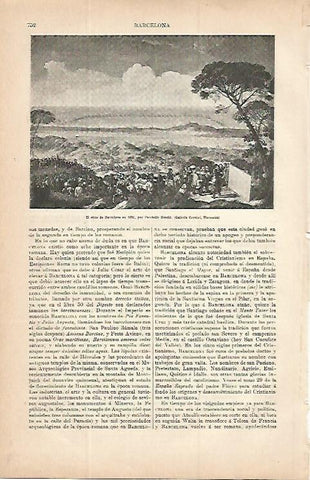 LAMINA ESPASA 9771: El sitio de Barcelona en 1651 por Reschi