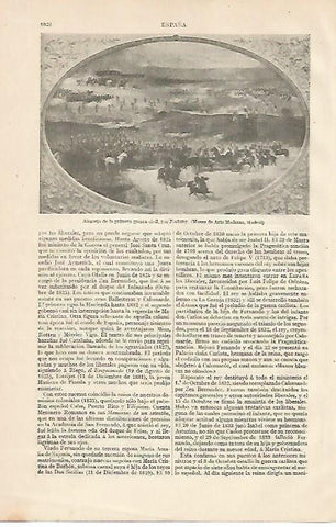 LAMINA ESPASA 10311: Alegoria de la primera guerra civil por Fortuny