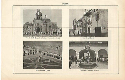 LAMINA ESPASA 10604: Potosi Bolivia