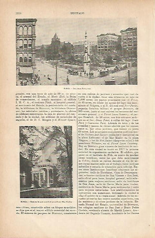 LAMINA ESPASA 11877: Plaza Lafayette de Buffalo Estados Unidos