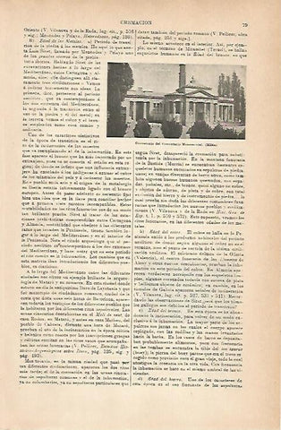 LAMINA ESPASA 14171: Crematorio del Cementerio de Milan