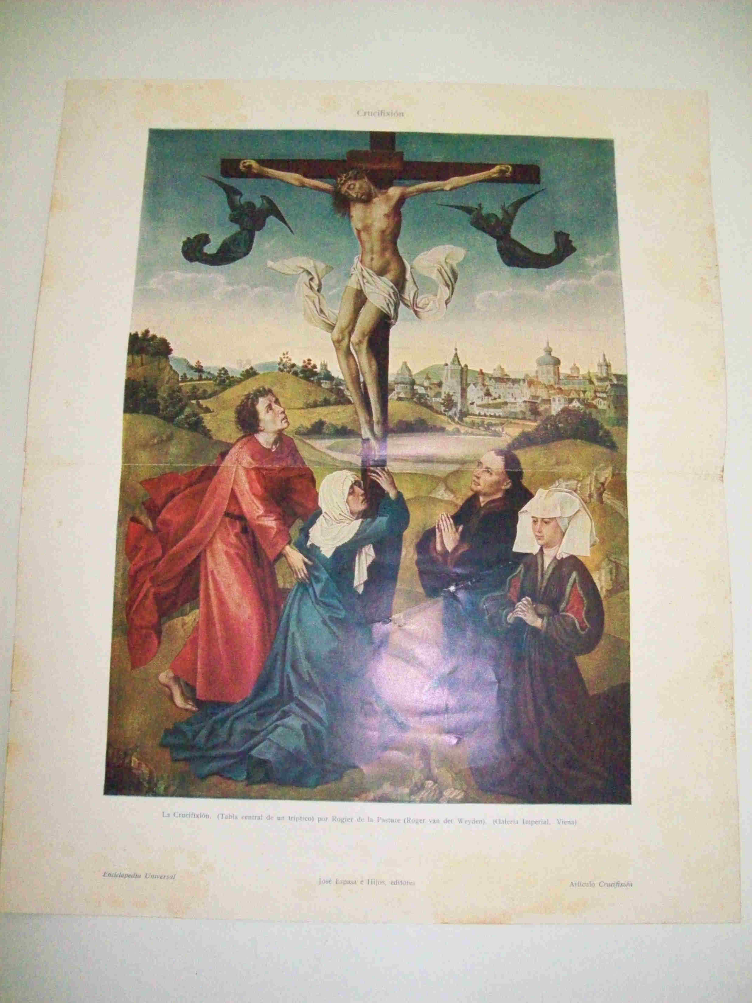 LAMINA ESPASA 14258: La Crucifixion por van Weyden
