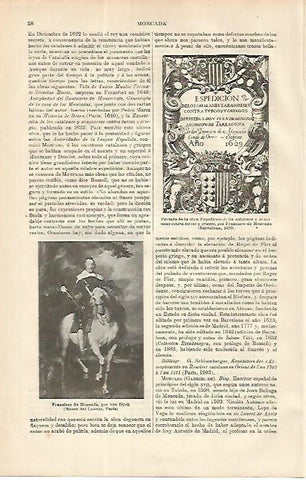 LAMINA ESPASA 8523: Francisco de Moncada por Van Eyck