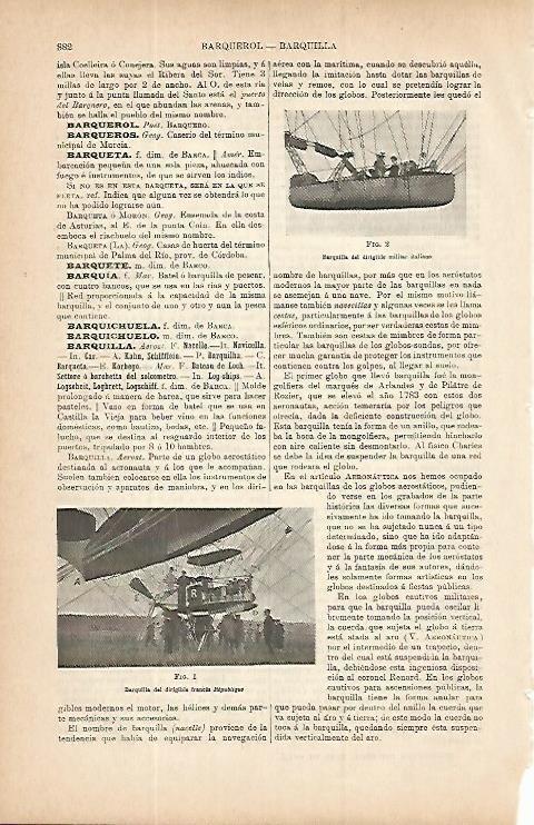 LAMINA ESPASA 9787: Barquilla de dirigibles