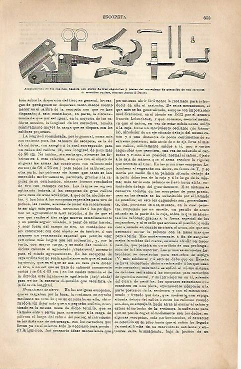 LAMINA ESPASA 18890: Acoplamiento de los cañones