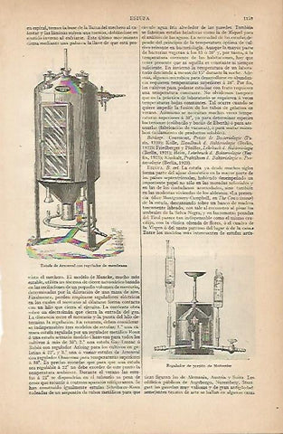 LAMINA ESPASA 7942: Estufa de Arsonval