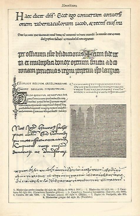 LAMINA ESPASA 16614: Caligrafias 