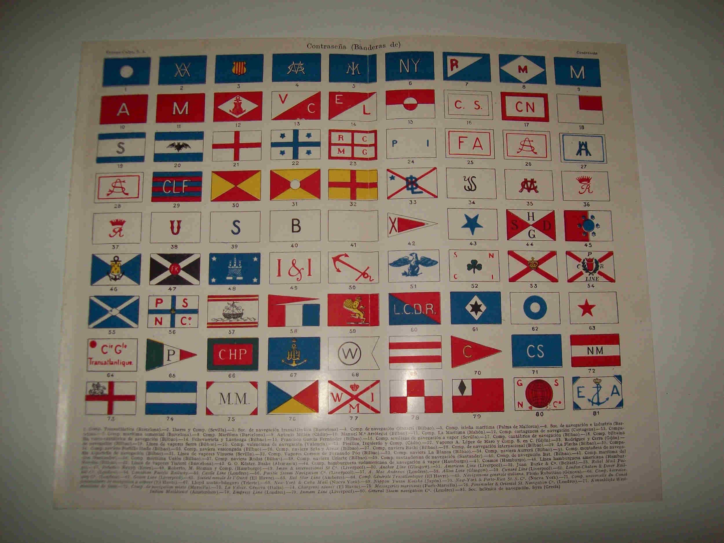 LAMINA ESPASA 20601: Banderas de contraseña