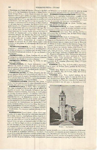LAMINA ESPASA 16070: Catedral de Fermo Italia