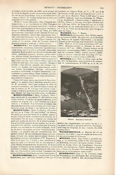 LAMINA ESPASA 10395: Estacion y funicular de Murren (Suiza)