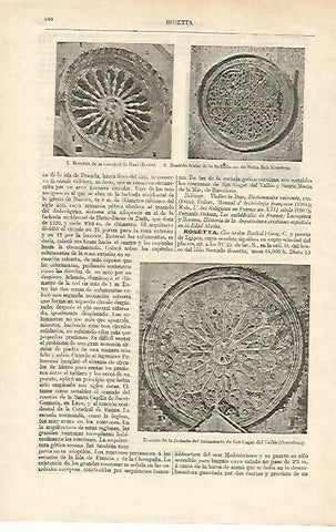 LAMINA ESPASA 16954: Rosetones