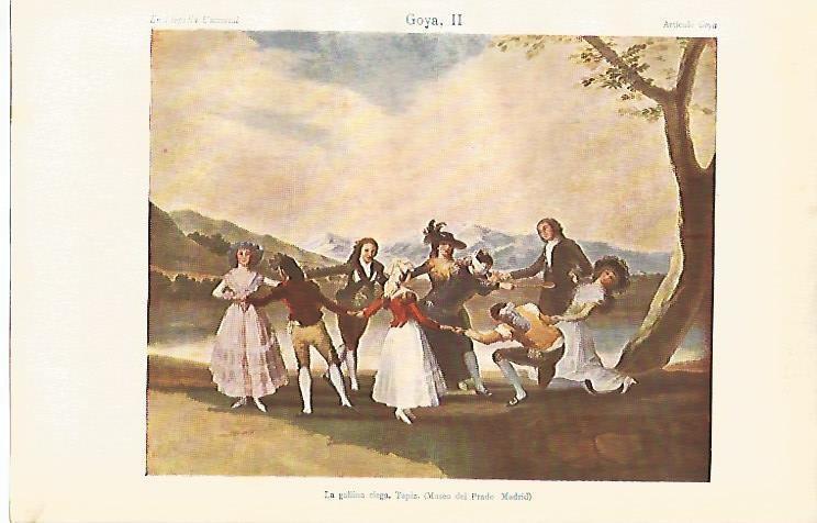 LAMINA ESPASA 2147: La gallina ciega de Goya