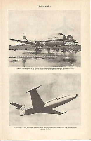LAMINA ESPASA 20757: Ferry Carvair y el Hansa HFB 320
