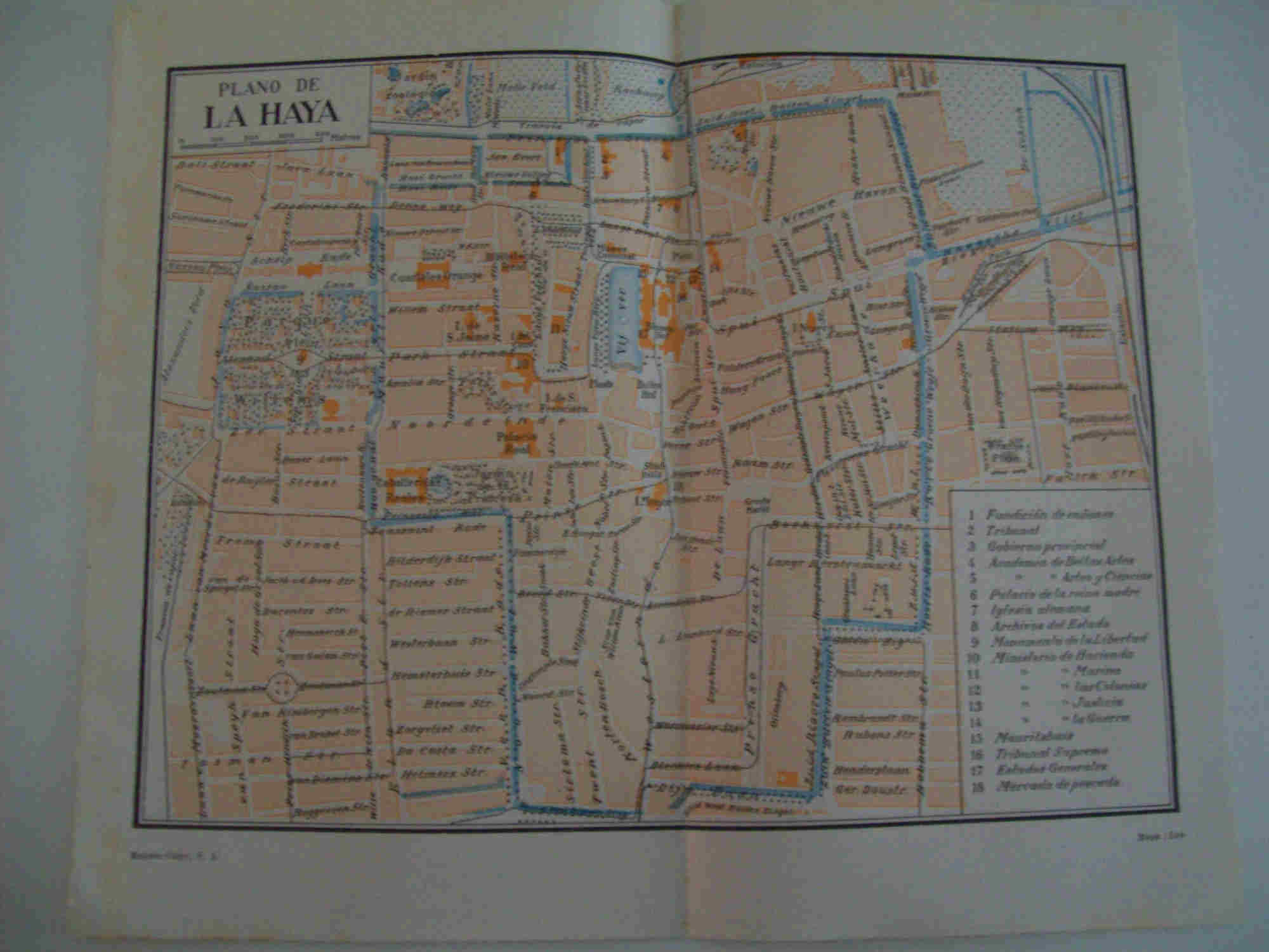 LAMINA ESPASA 21596: Plano de La Haya